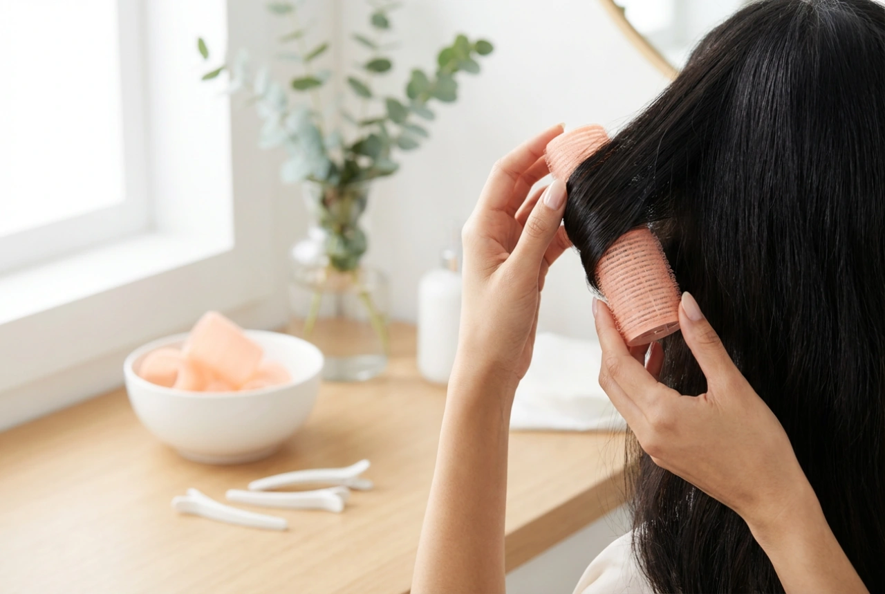 Kardborrerullar: volym och böjning, hur man sätter i och tar ur dem