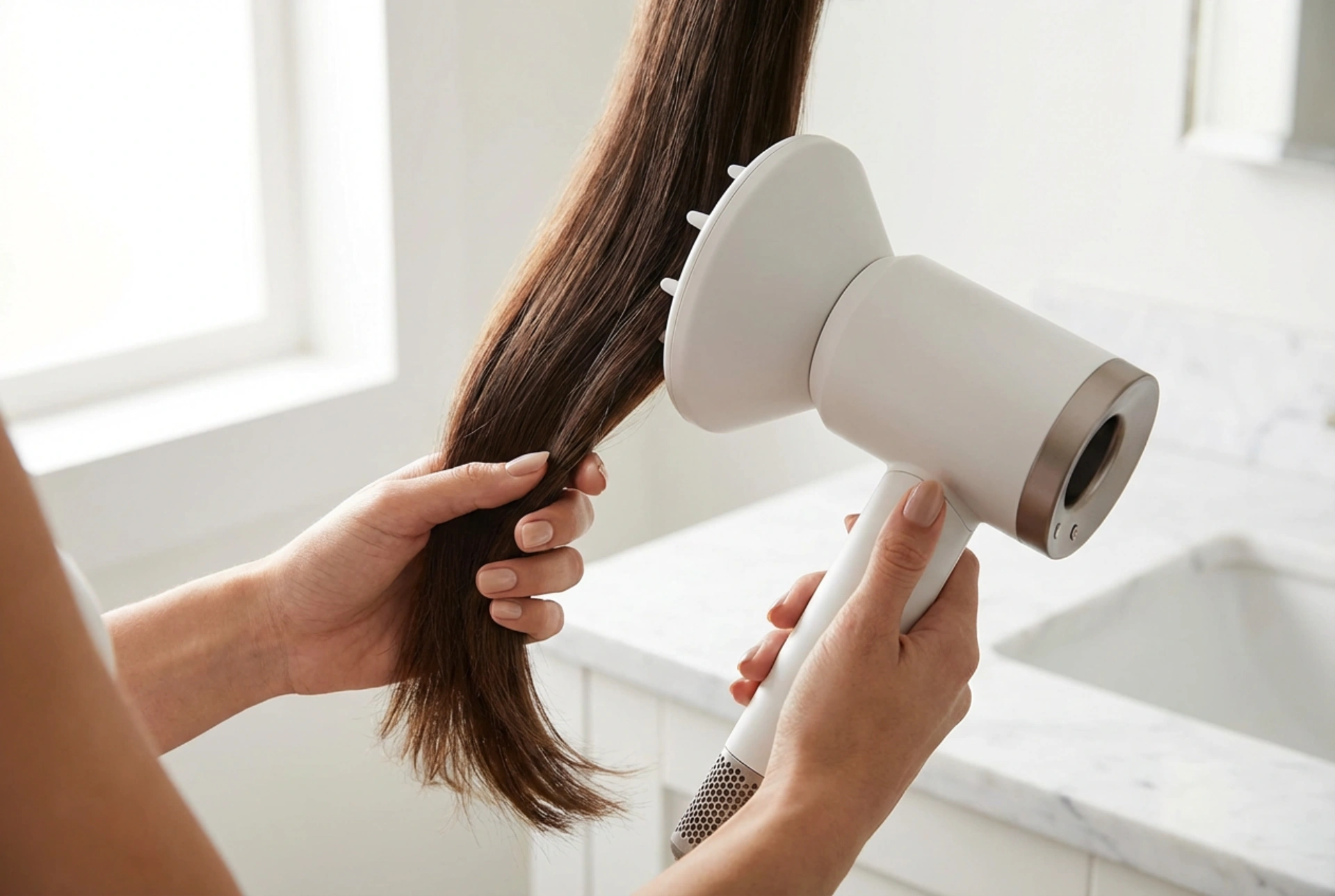 Multifunktionell hårfön: hur man använder tillbehören