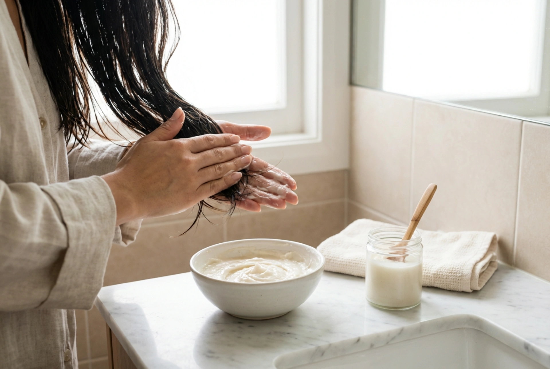 Hemma-keratin för håret: förberedelse, applicering och styling