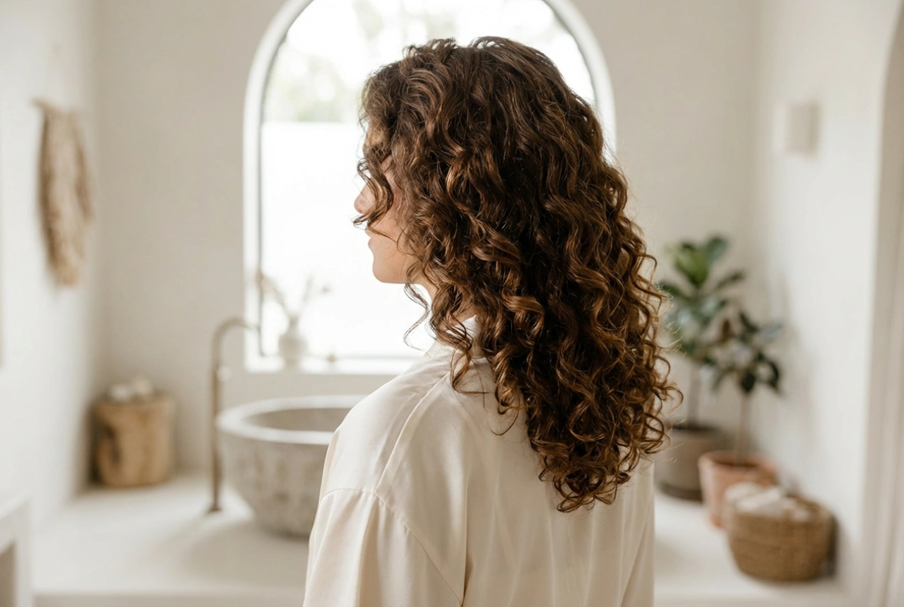 Hur man stylar lockar i medellångt hår så att de inte faller