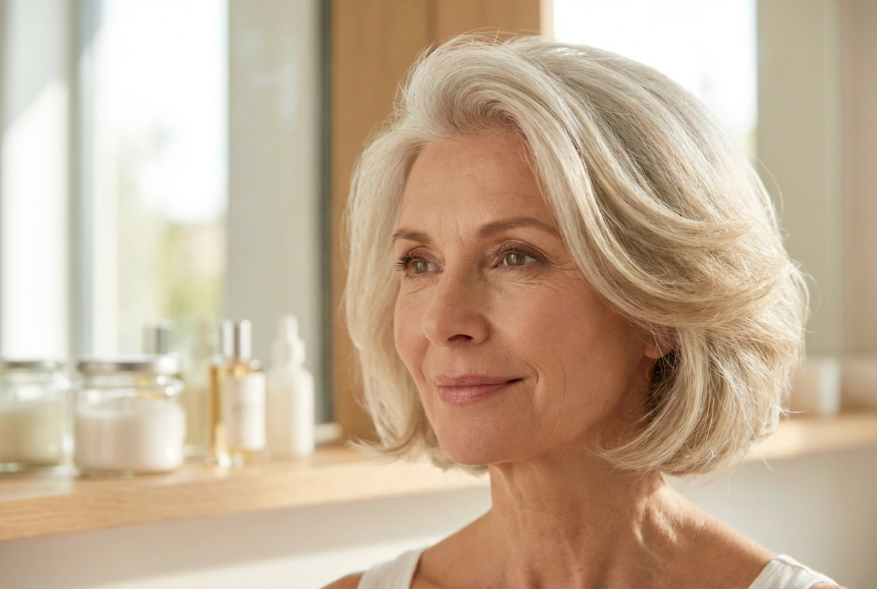 Bob-frisyr för 60-åringar: hur man stylar och vårdar den