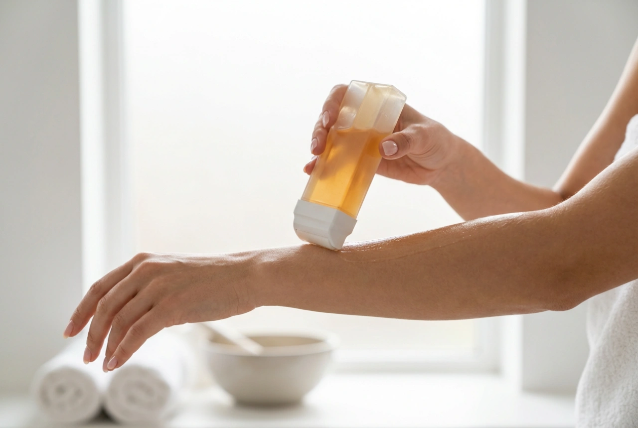 Vax i roll-on: hur du värmer, applicerar och tar bort det steg för steg