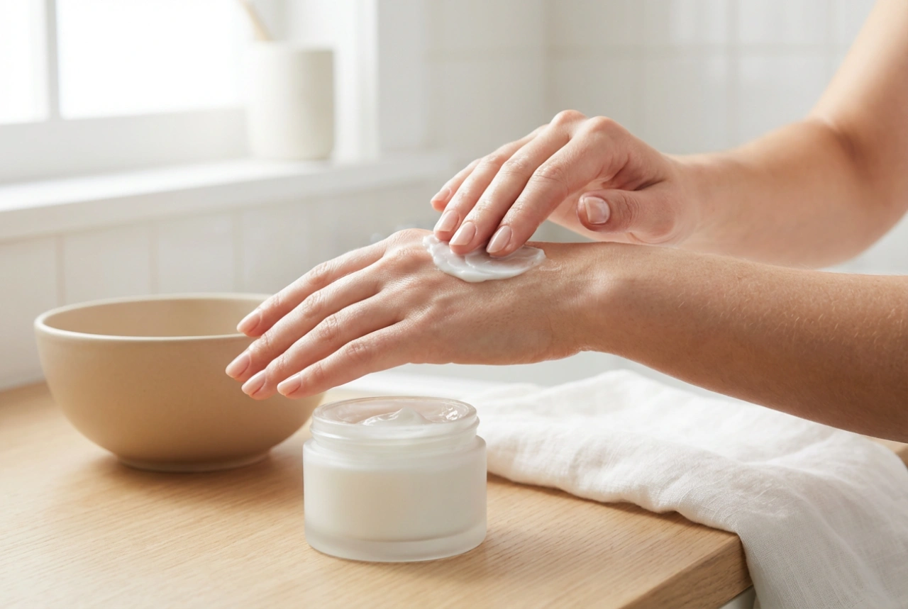 Spruckna händer: omedelbar lindring och varaktig återfuktning