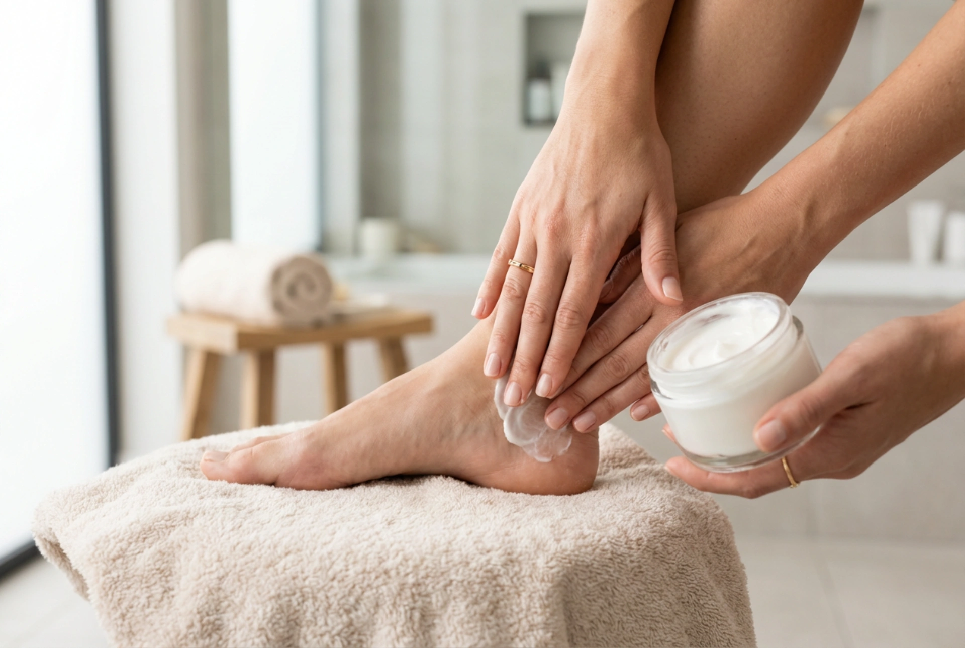 Huskur för spruckna hälar: tre enkla vårdsteg