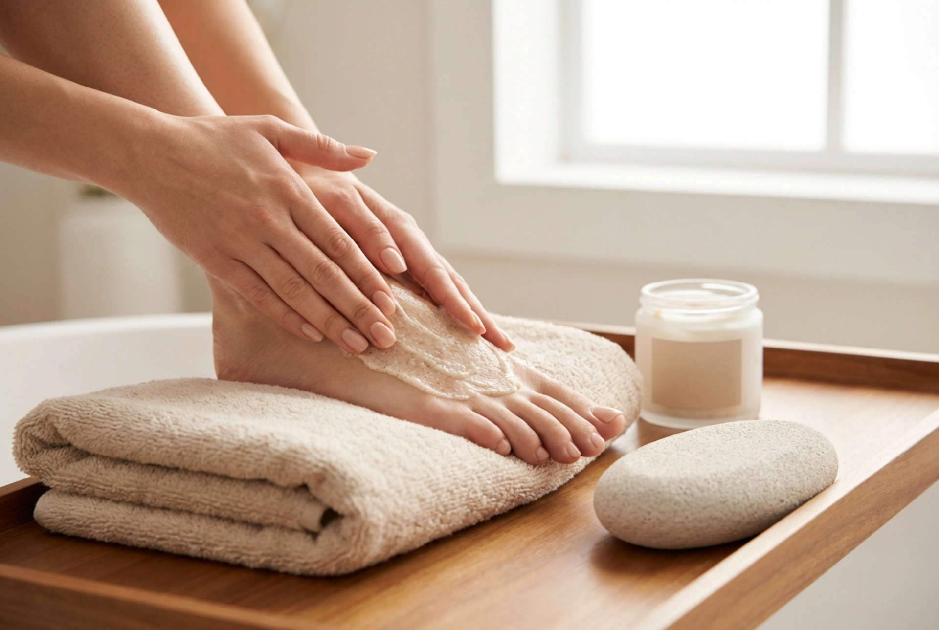 Fotpeeling hemma: typer, frekvens och massageteknik