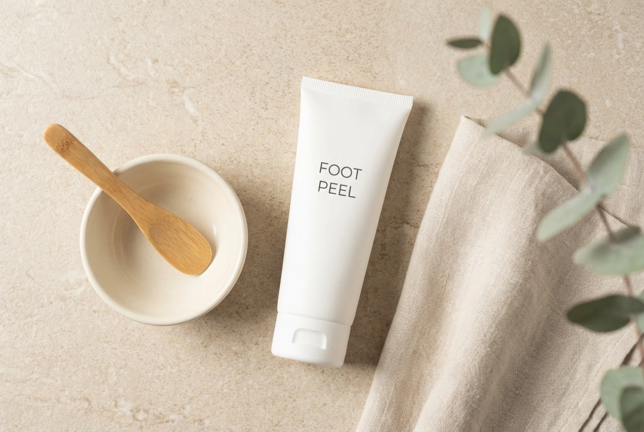 Enzympeeling för fötter: skonsam exfoliering steg för steg