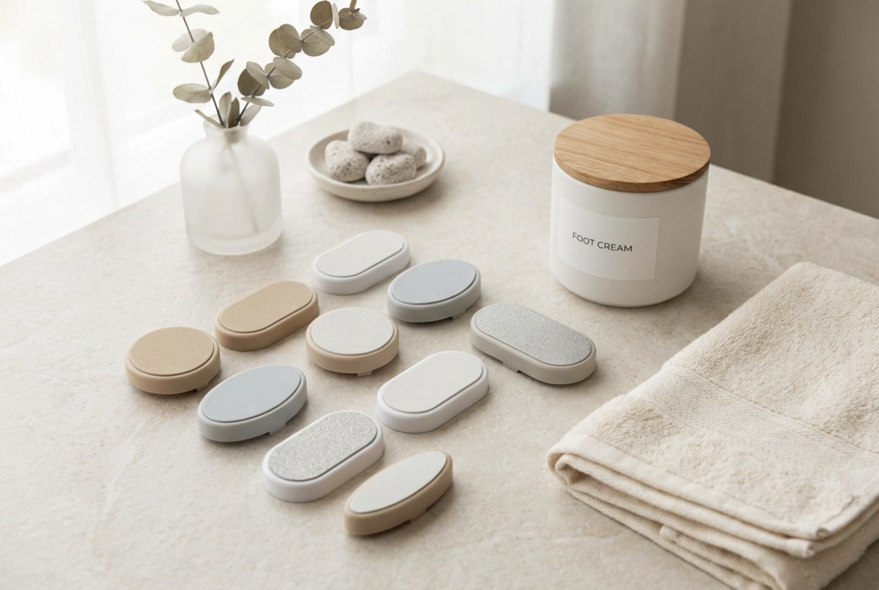 Slipstift för elektrisk fotfil: Typer och användning