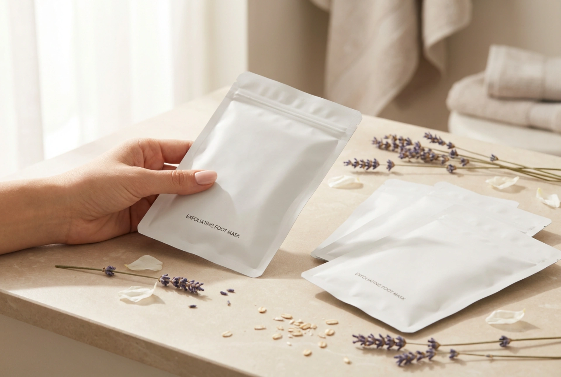 Exfolierande fotmasker: typer, verkningstid och användningstips