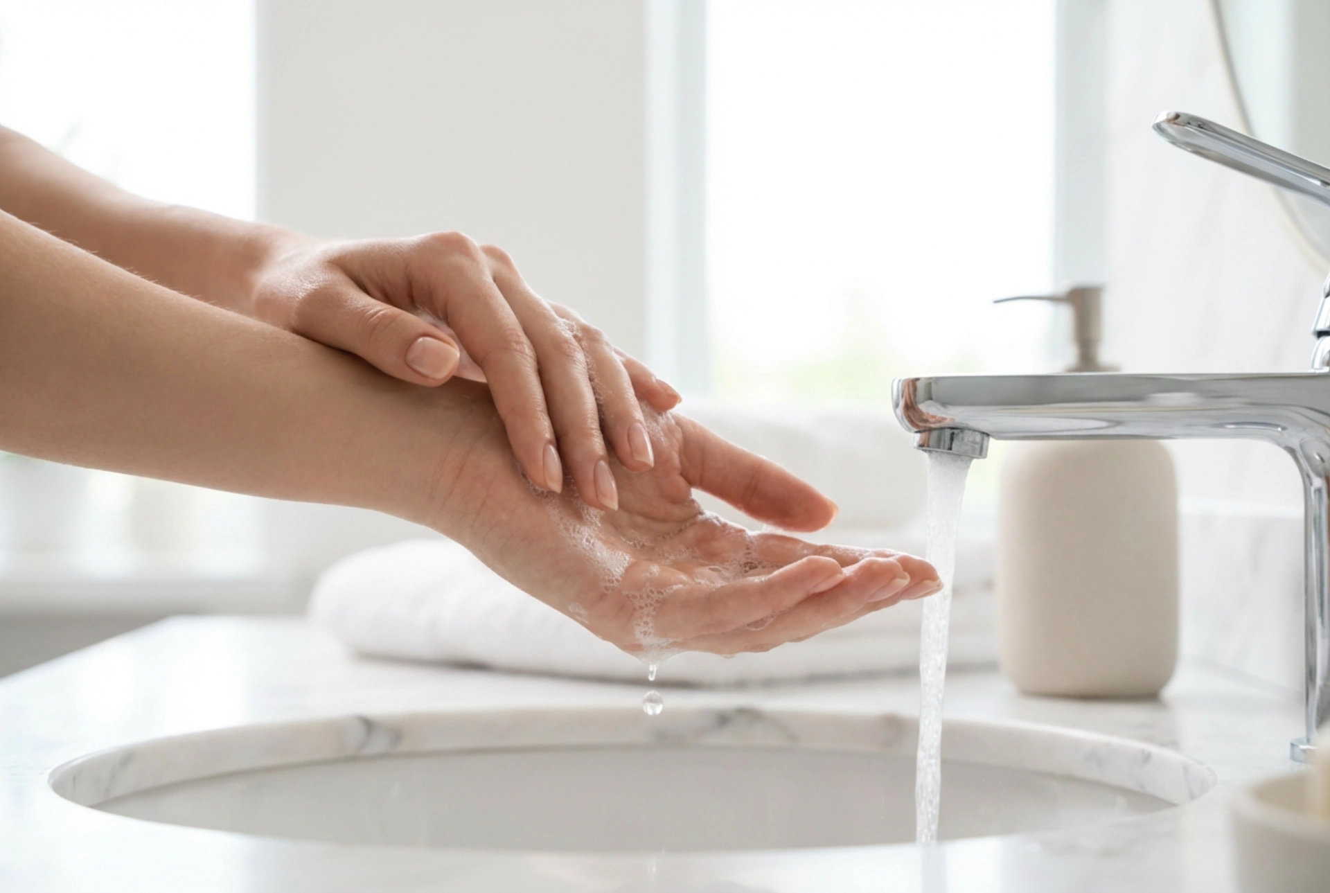 Flytande naturtvål: ingredienser, pH och korrekt handtvätt