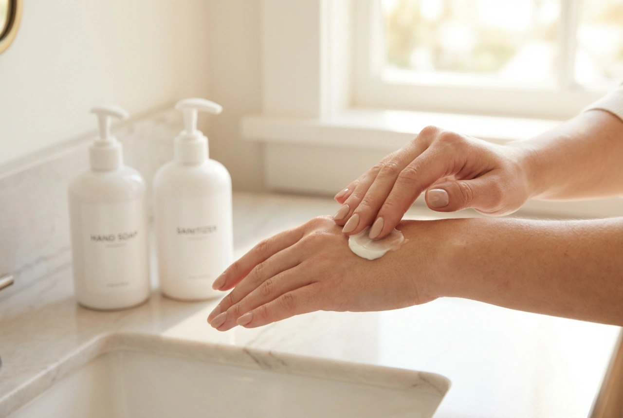 Handhygien i vardagen: Effektiv tvätt, desinfektion och återfuktning