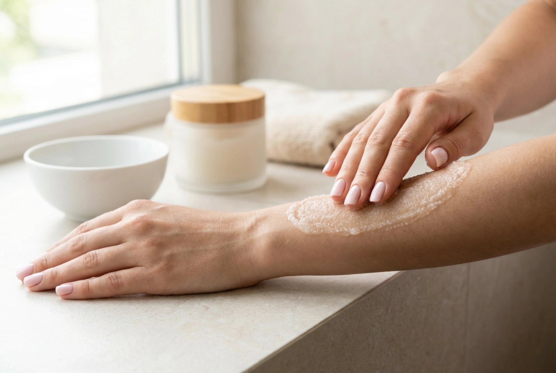 Kroppspeeling: hur du väljer kornighet och exfolierar utan irritation