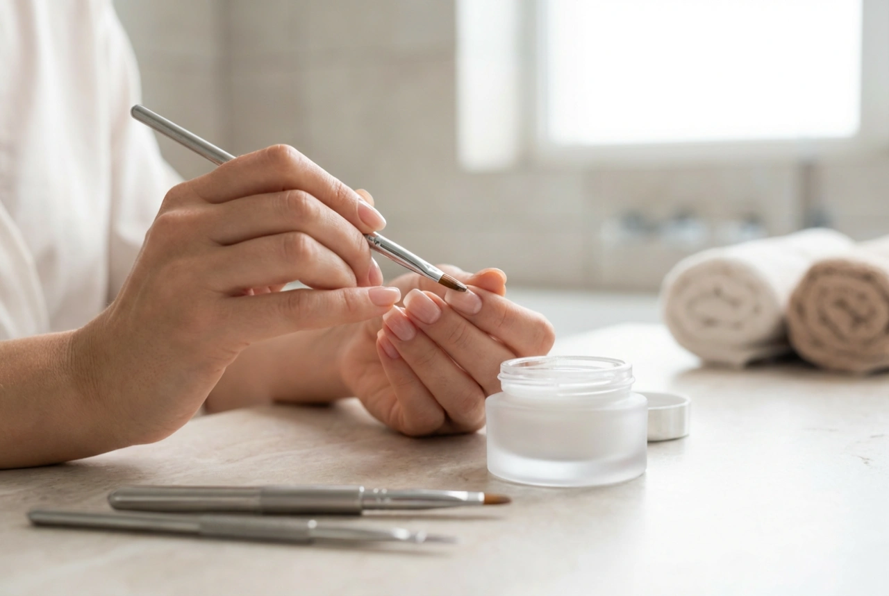 Nagelgel för förlängning: Val av konsistens, applicering och härdning