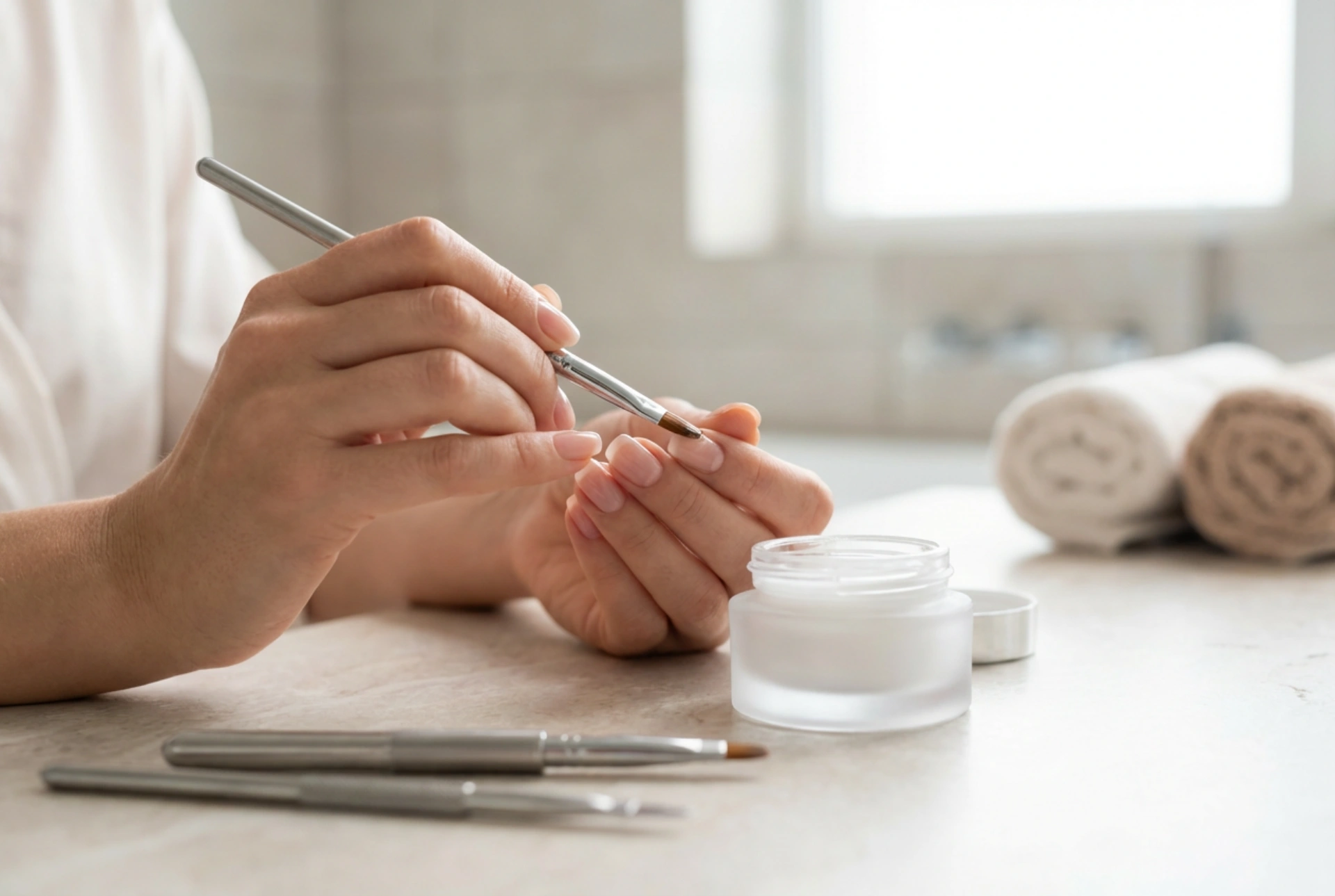 Nagelgel för förlängning: Val av konsistens, applicering och härdning
