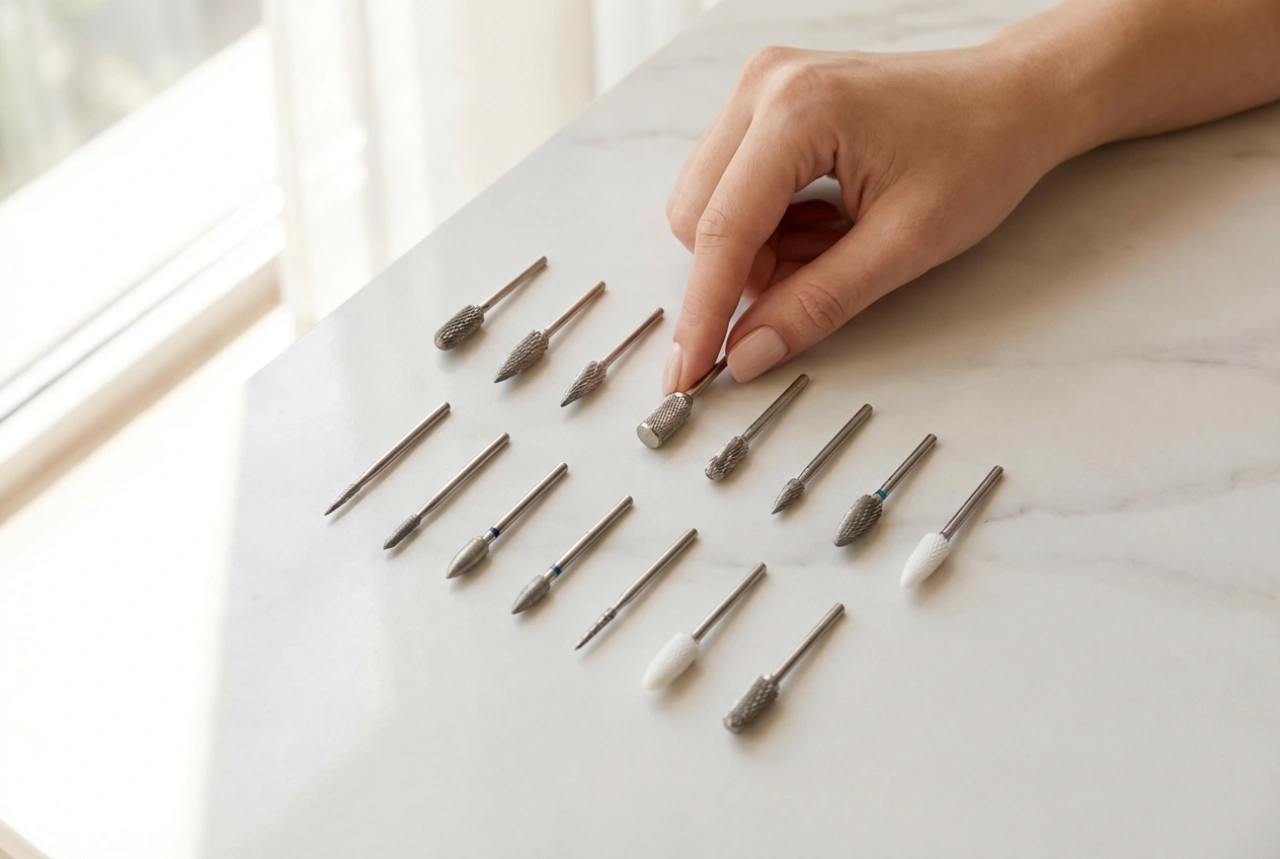 Nagelfräsar och bits: En komplett guide till olika typer och deras användning