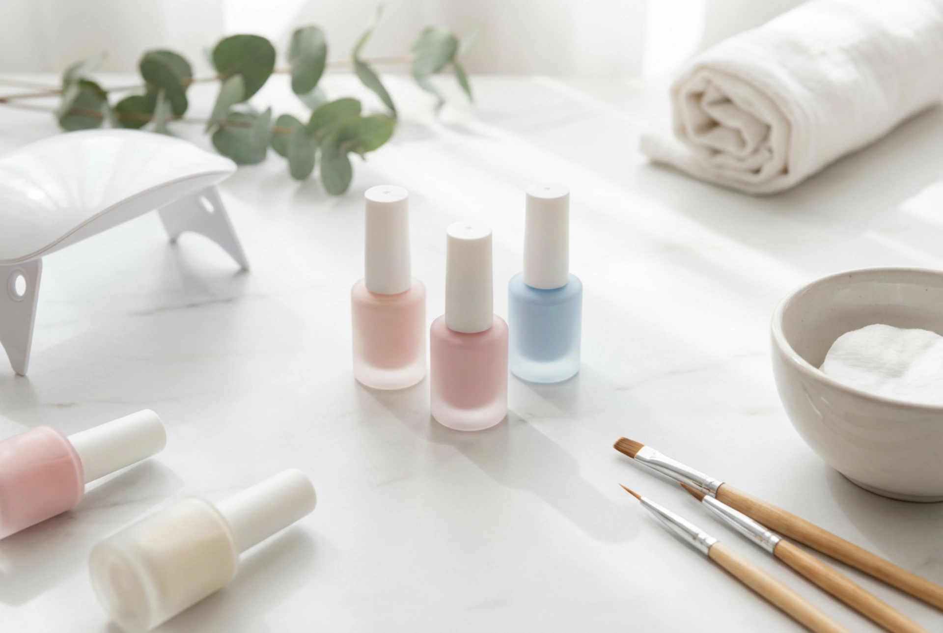 Hybridset: Vad de bör innehålla och hur du gör din första nagelstyling