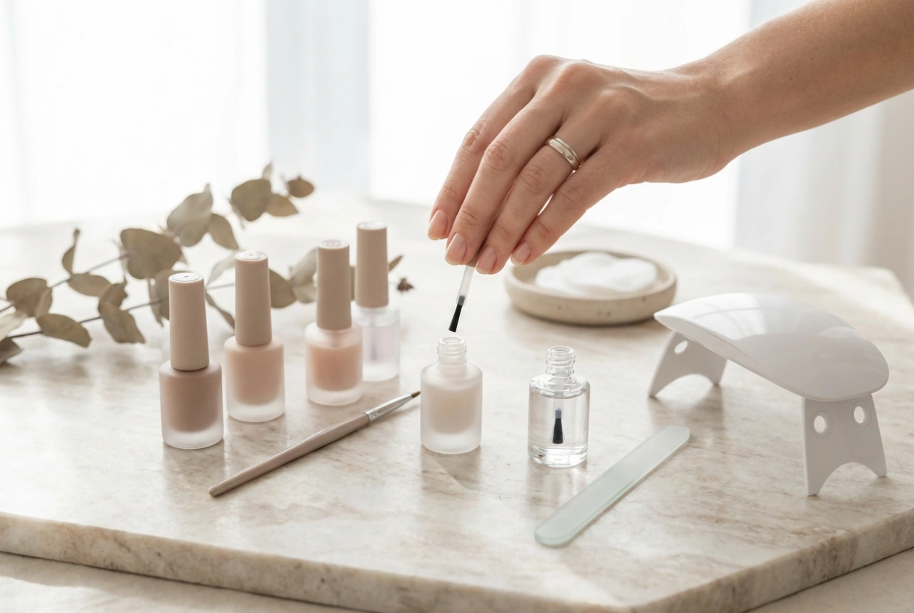 Gelnagellack utan ränder: förberedelse, applicering och topplack