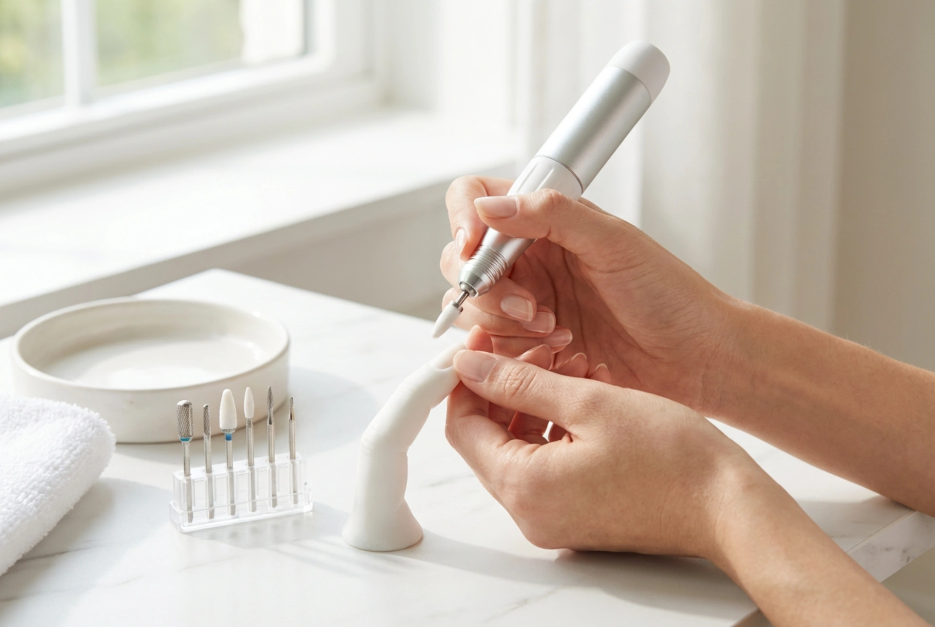 Startkit: nagelfräs med bits och första övningarna