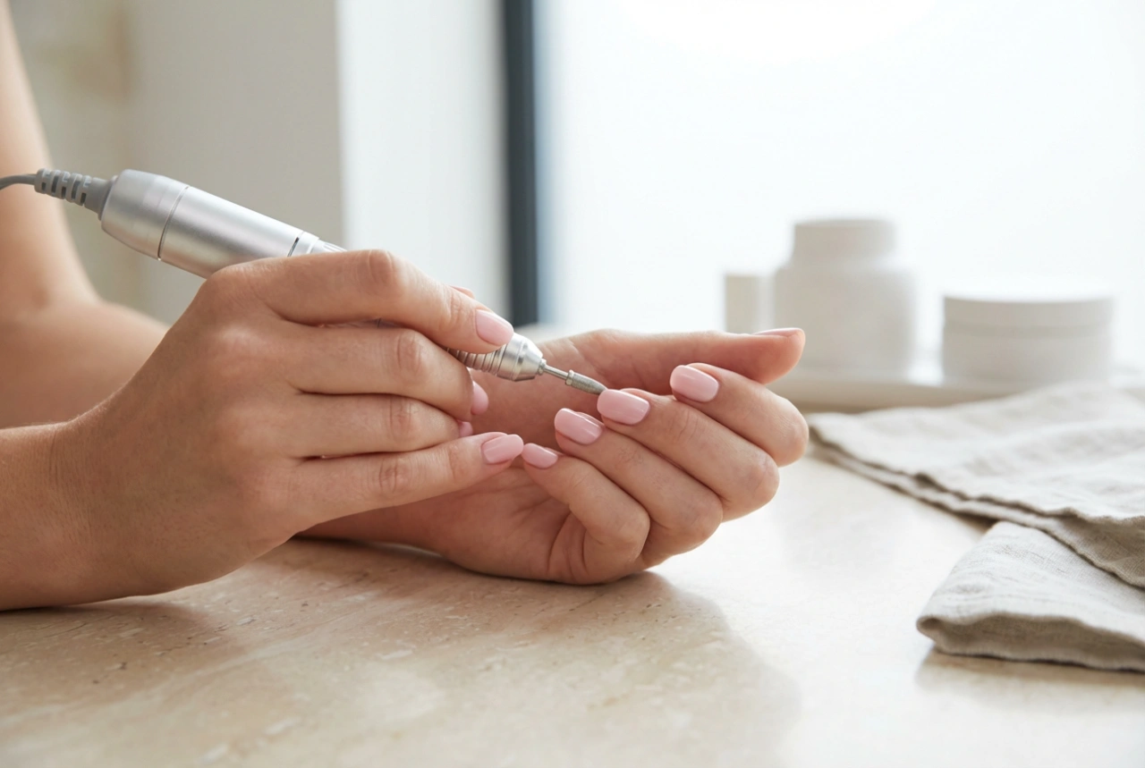Kraftfull nagelfräs: säkert arbetstempo och varvtalskontroll