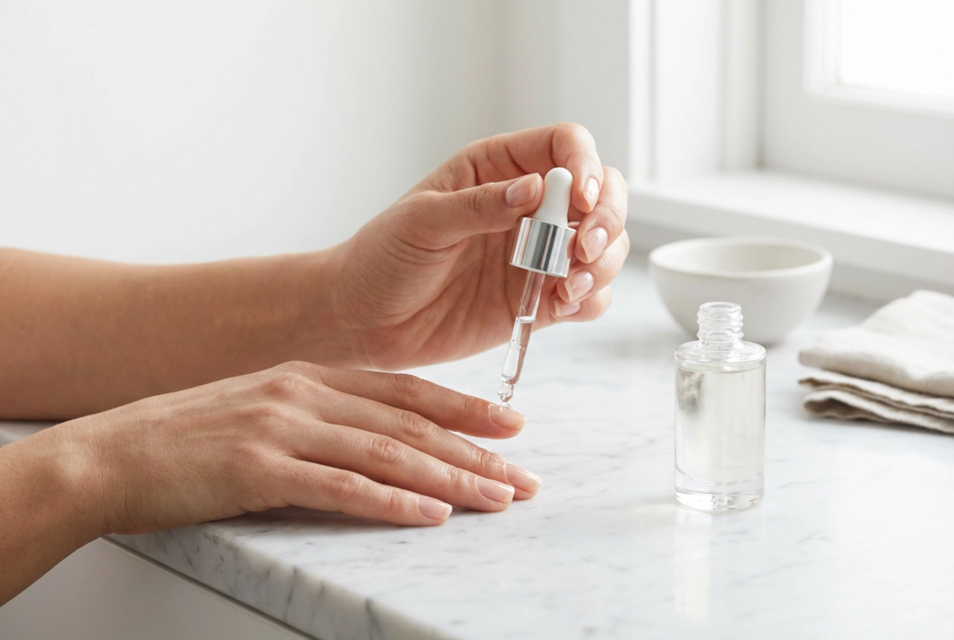 Nagelbandsborttagare: Applicering, Verkningstid och Avslutning