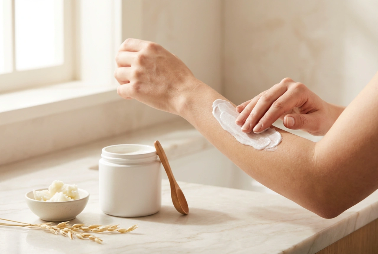 Balsam för torr hud: val av ingredienser och applicering efter badet