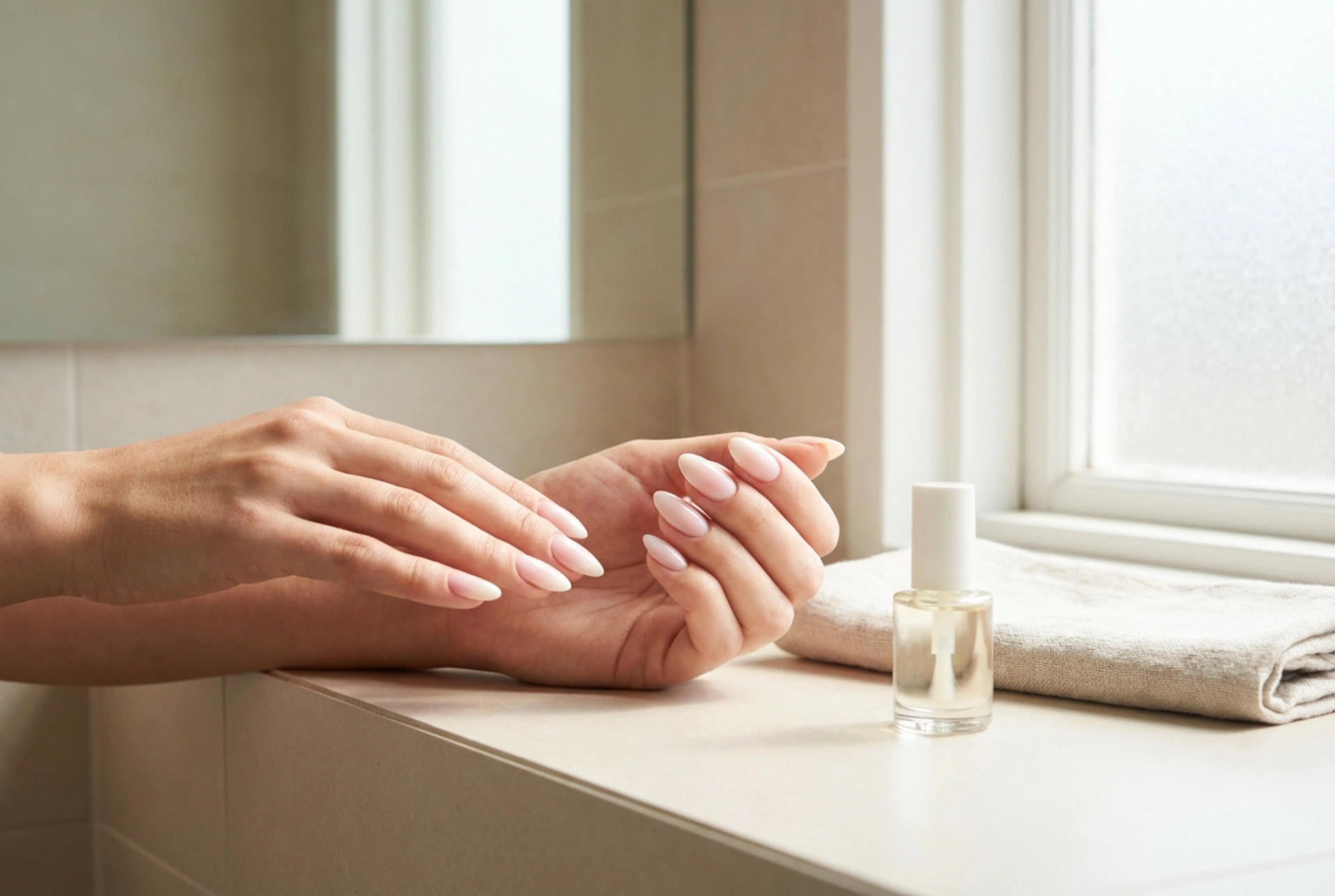 Ljusa ombre-naglar: delikata färgövergångar steg för steg