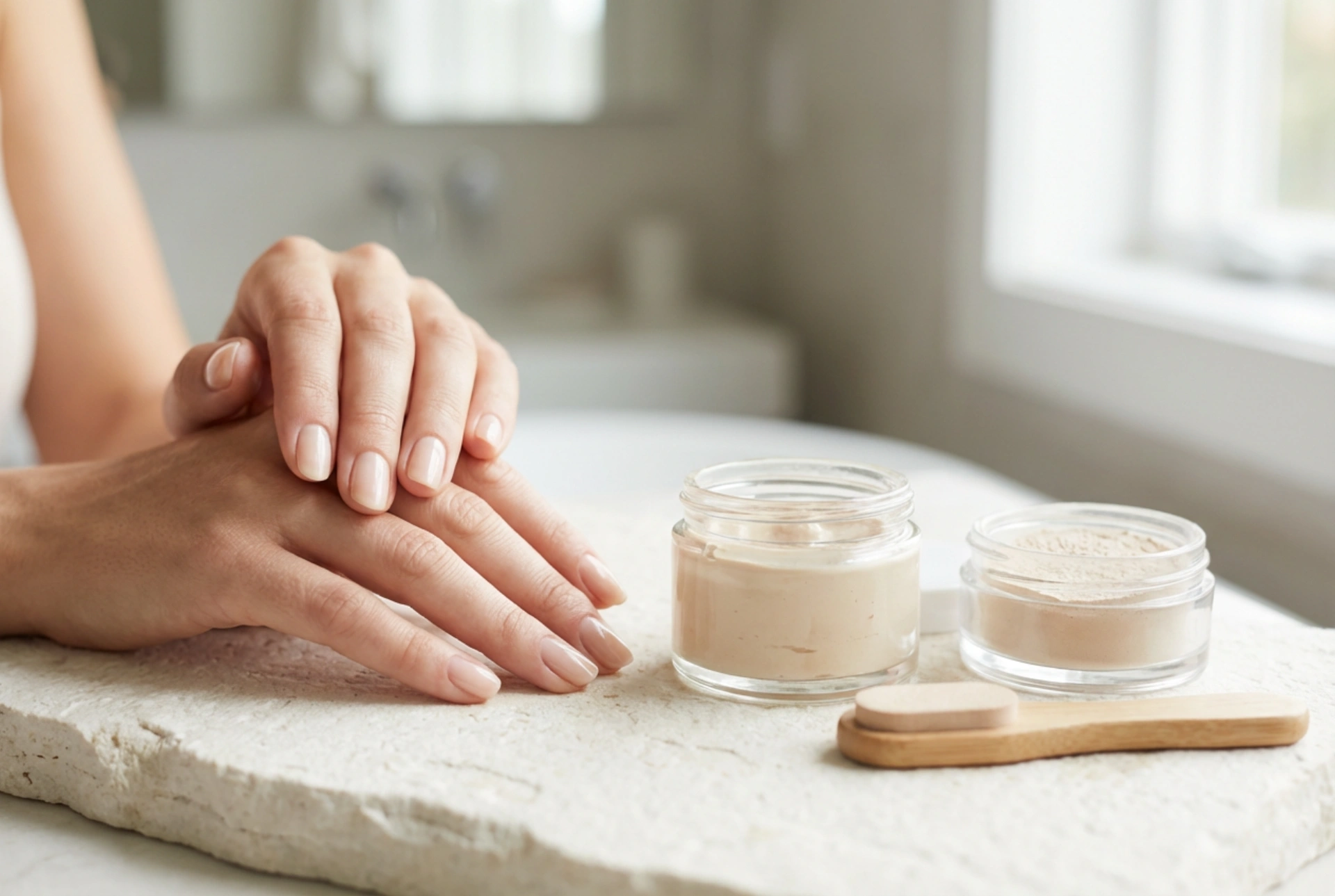 Japánalaš manikuvra: gággá ráhkadeapmi, pásta ja pulbarviimeistallan