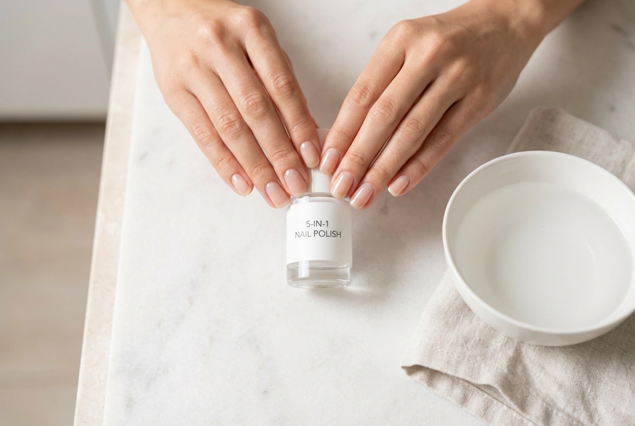 5-i-1 nagellack: snabb manikyr i några enkla steg och vanliga misstag