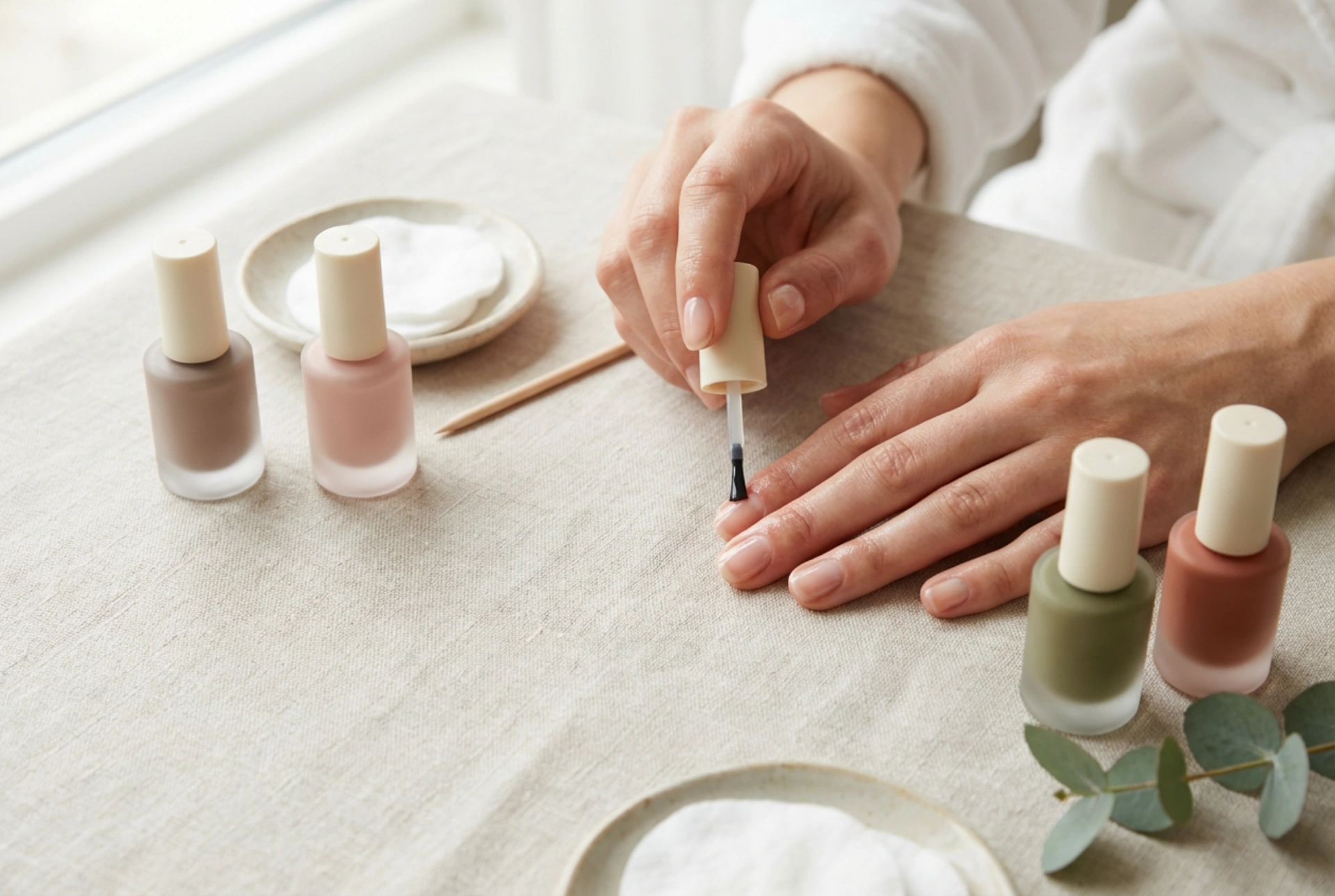 Naturliga nagellack: innehåll, täckning och appliceringsteknik