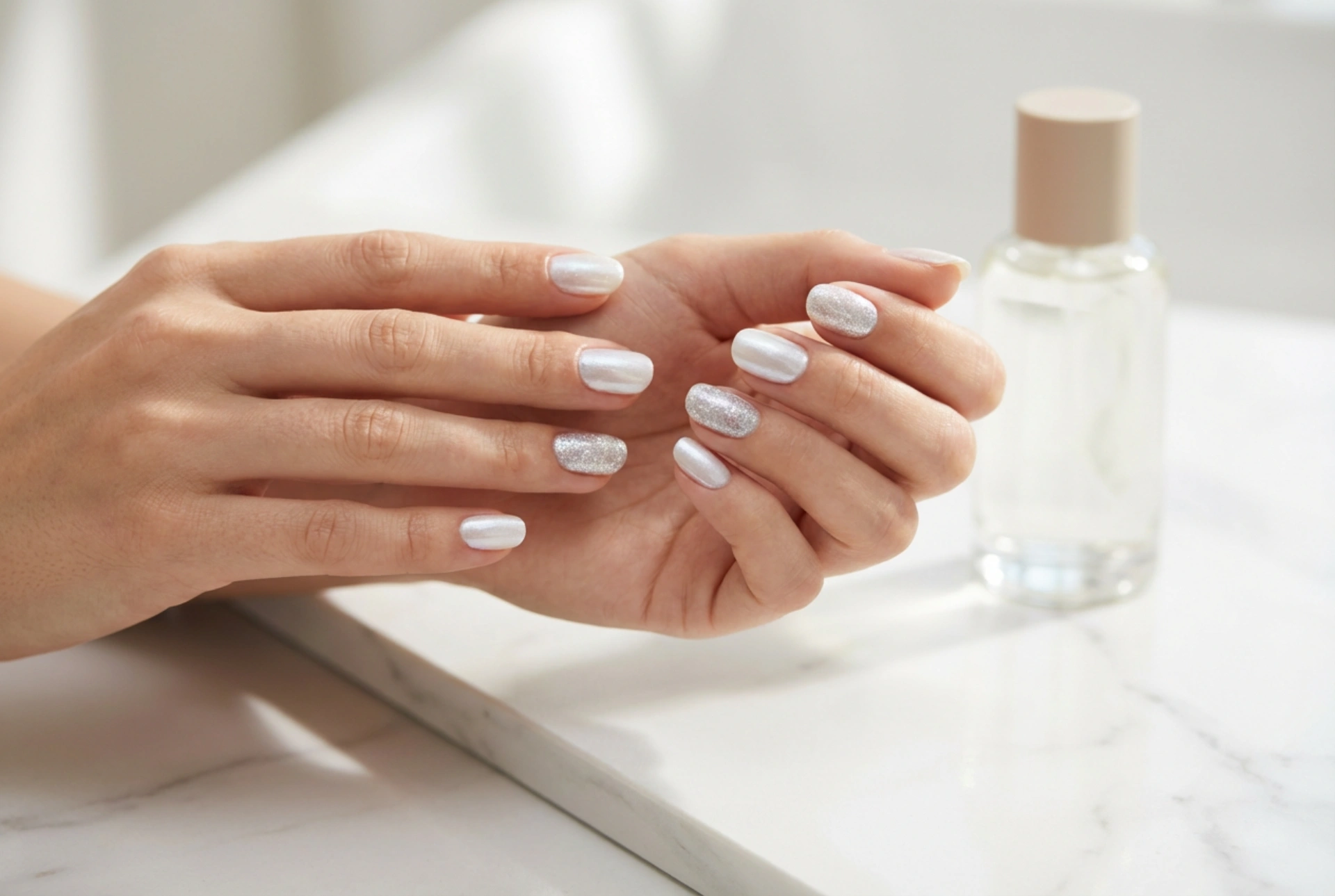 Glitterhybridlack: Hur man uppnår full täckning och enkel borttagning