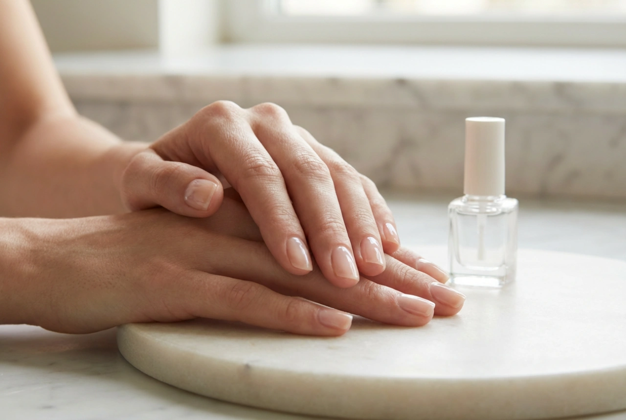 Genomskinligt nagellack: glans, skydd och snabb uppfräschning