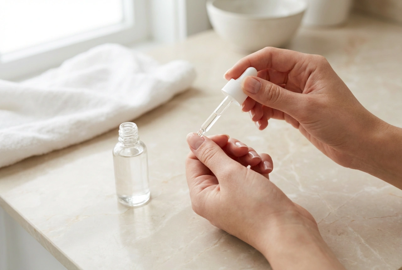 Nagelbandsbalsam: mjuka nagelband utan flikar, applicering och massage