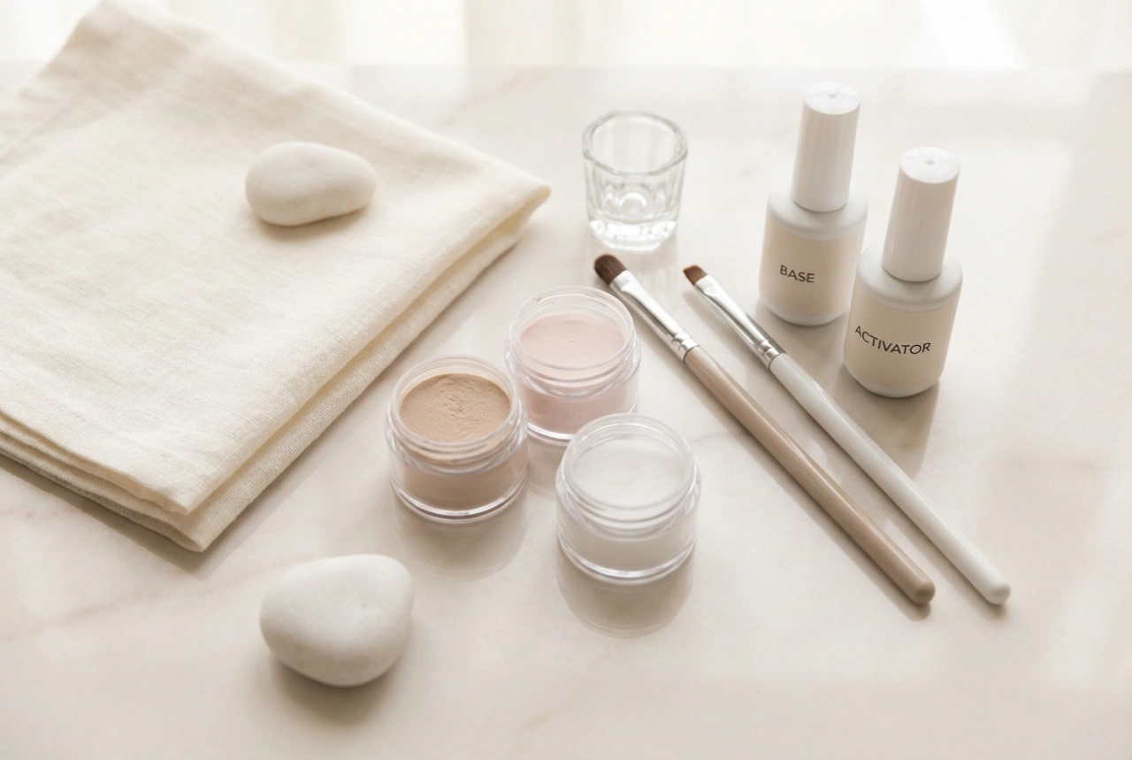 Att välja ett kit för dip powder-naglar: vad ingår och hur man använder det