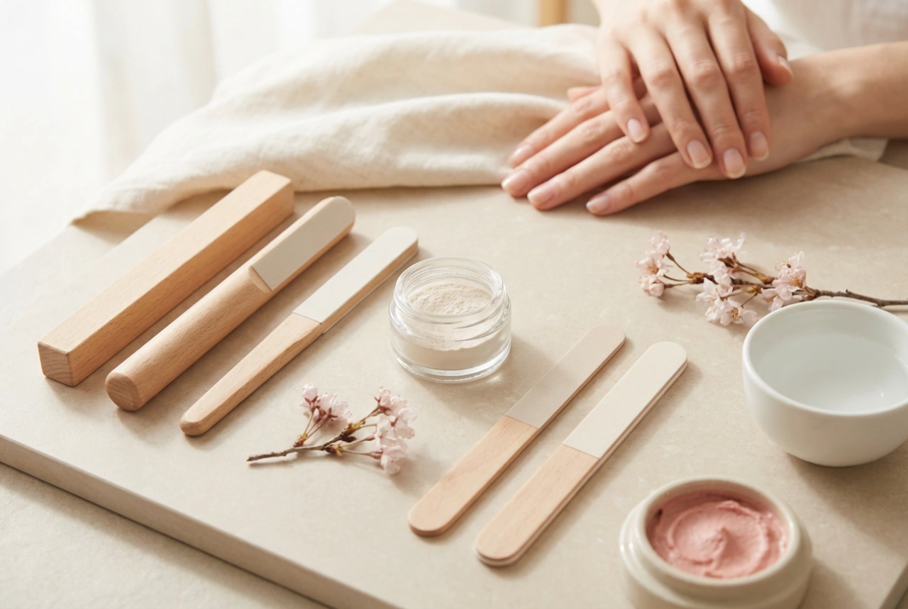 Japanskt manikyrset: vad det innehåller och hur man utför behandlingen korrekt