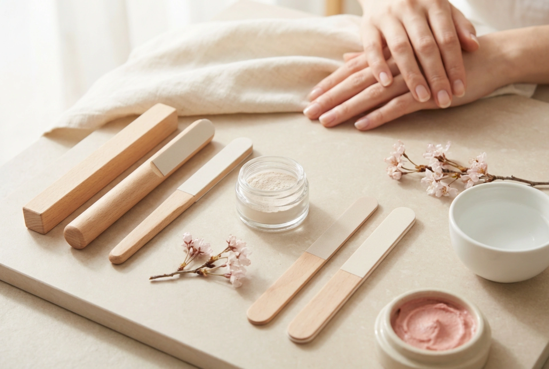 Japanskt manikyrset: vad det innehåller och hur man utför behandlingen korrekt