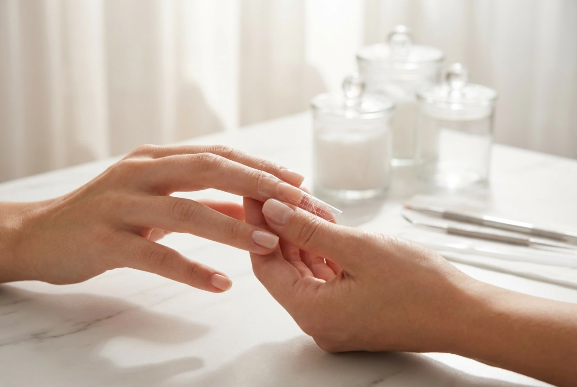 Nagelmallar: Hur du anpassar och använder dem för nagelförlängning