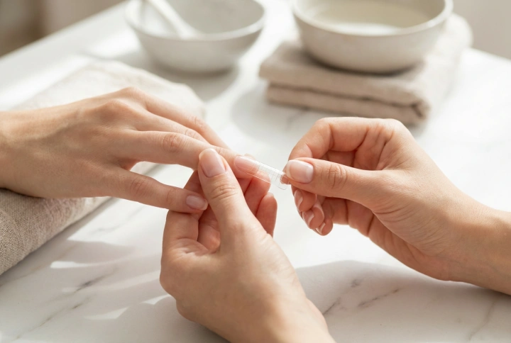 Nagelförlängningsformer: hur man väljer storlek och applicerar utan veck