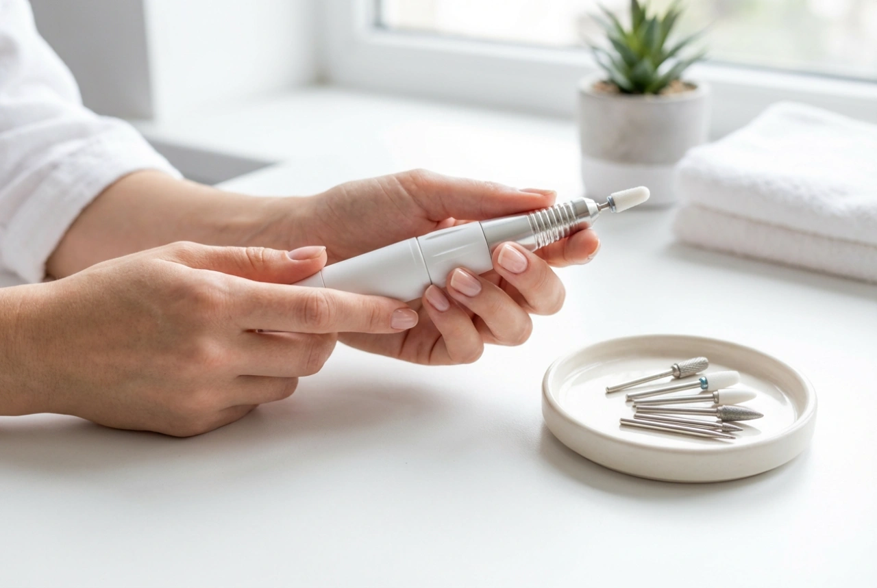 Elektrisk nagelfil för hemmabruk: säker användning, bits och hastigheter