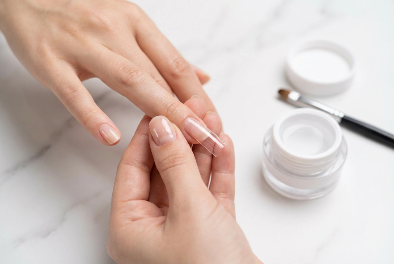 Gelförlängning med dual forms: förberedelse och applicering