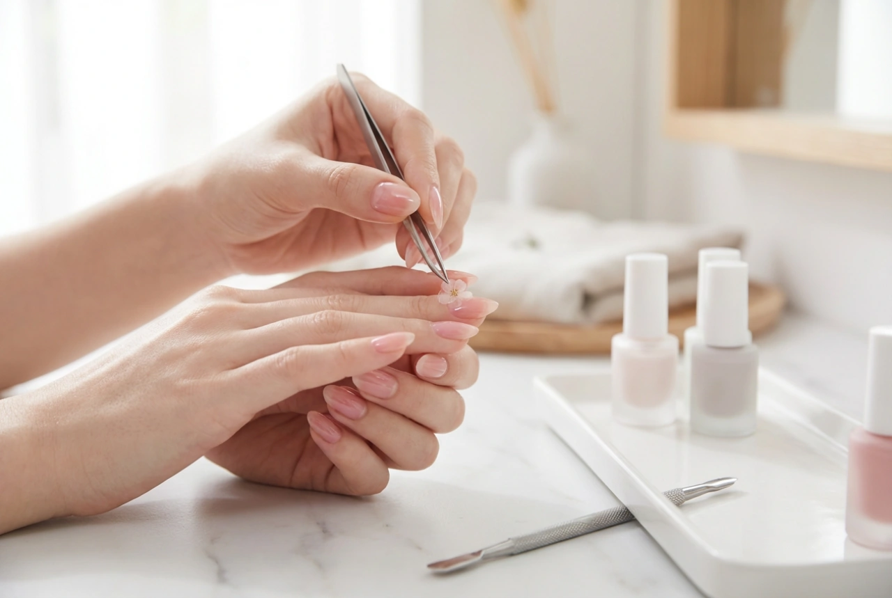 Naglar och nageldekaler: Hur du väljer mönster, applicerar och fixerar