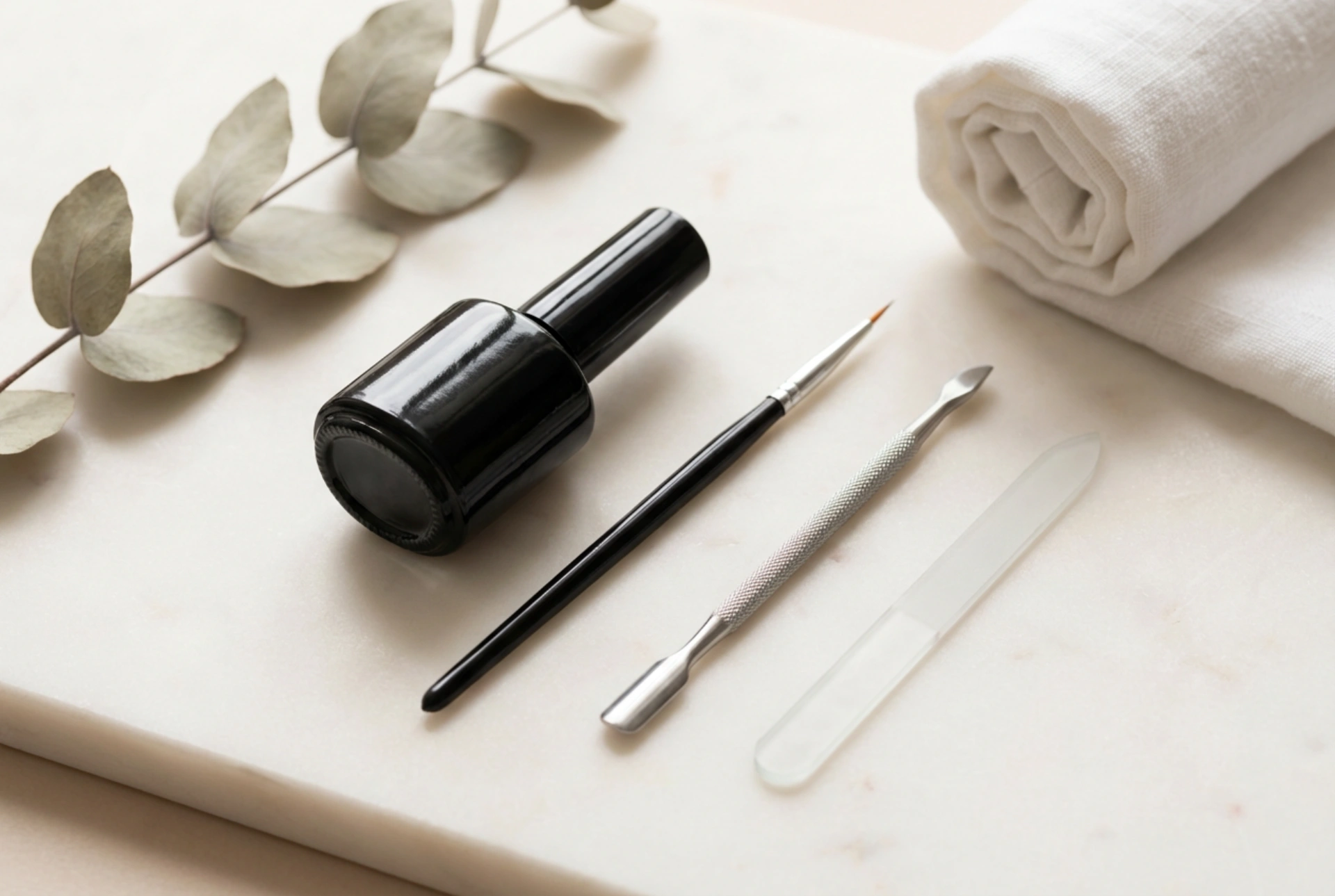 Svarta tånaglar: hur du får en djup svärta och rena linjer