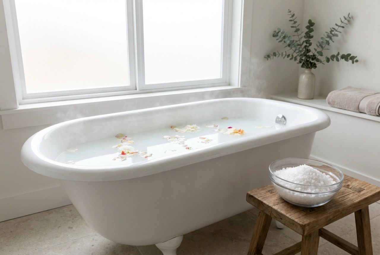 Magnesiumbad: Så förbereder du ett avkopplande bad med magnesiumsalt hemma