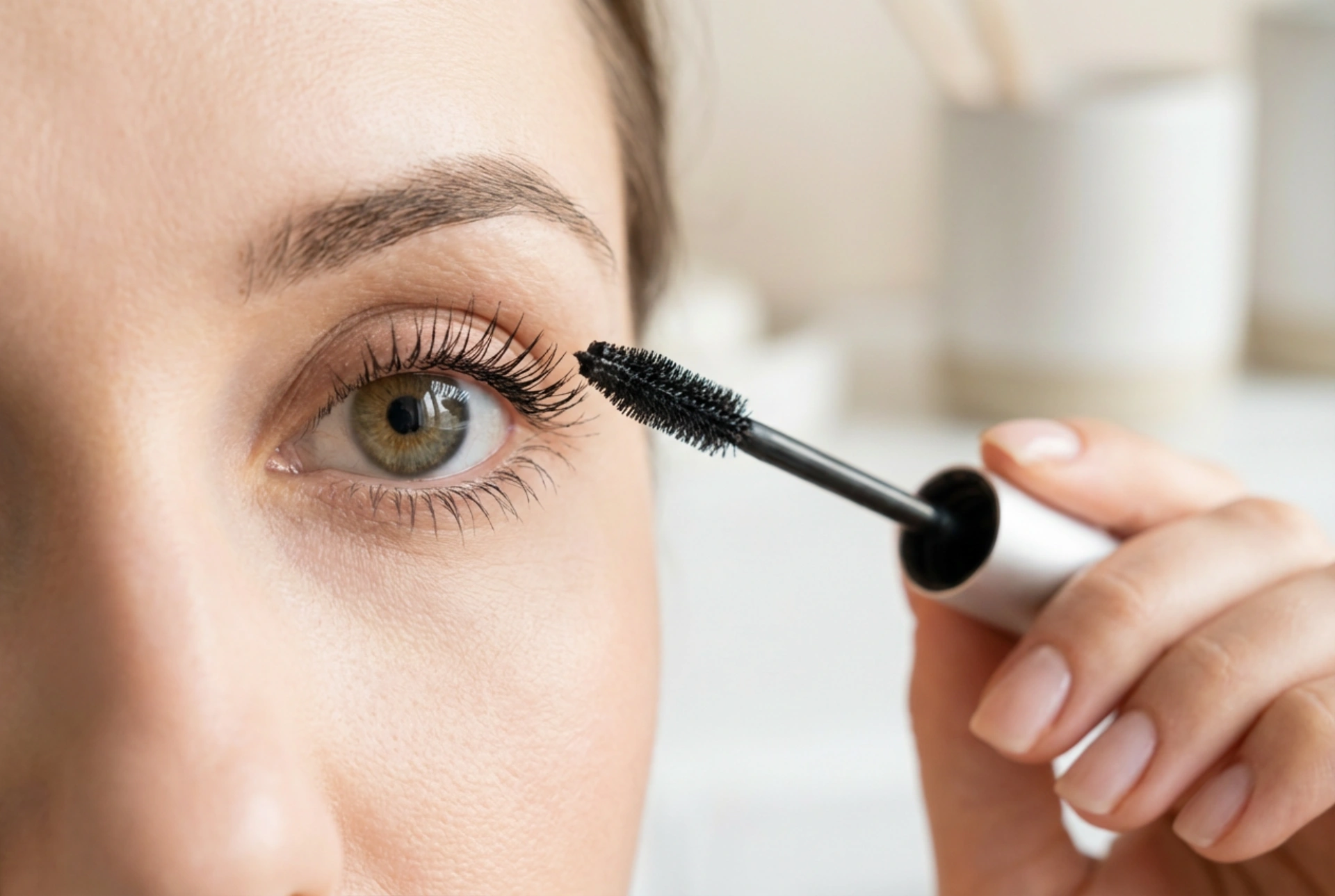 Förlängande mascara: Så applicerar du den för att optiskt förlänga och separera fransarna