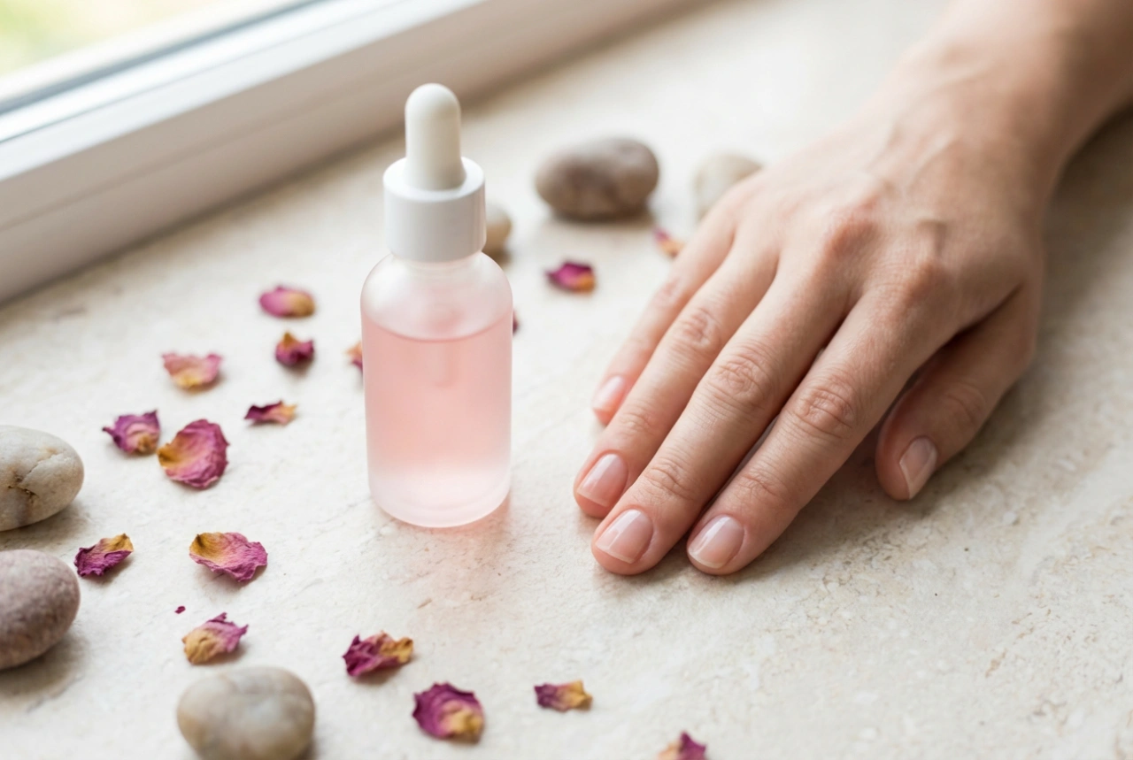 Rosa nagelstärkare för vardagsbruk: naturlig glans och vård