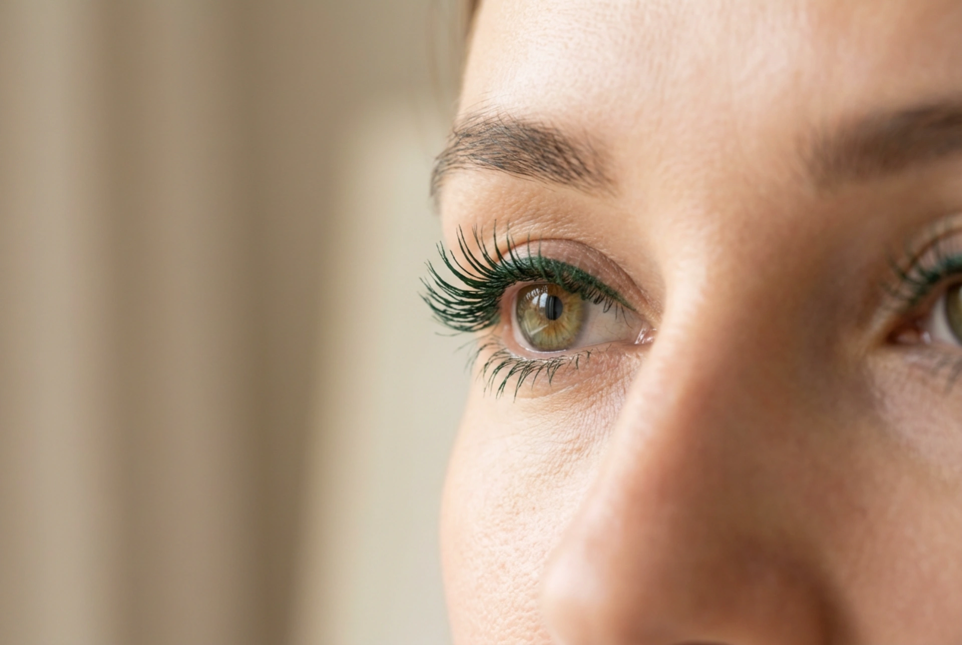 Grön mascara: Hur man bär den för att framhäva ögonfärg och fransar