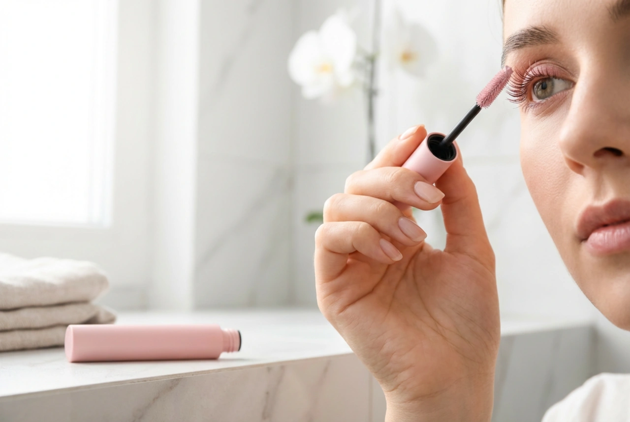 Rosa mascara: Hur du applicerar, matchar och bygger upp intensiteten