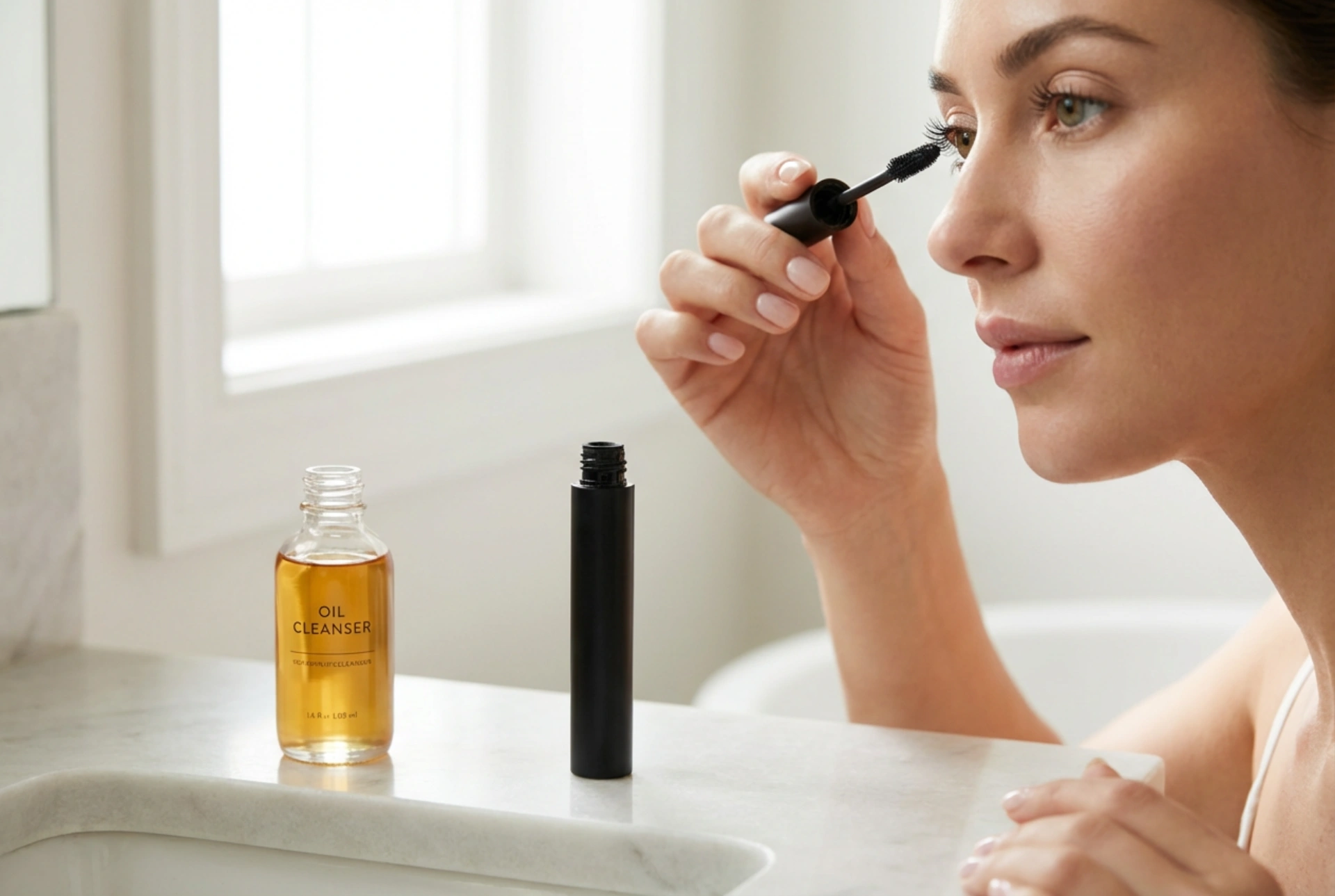 Vattenfast Mascara: Applicering Utan Klumpar och Säker Borttagning med Olja