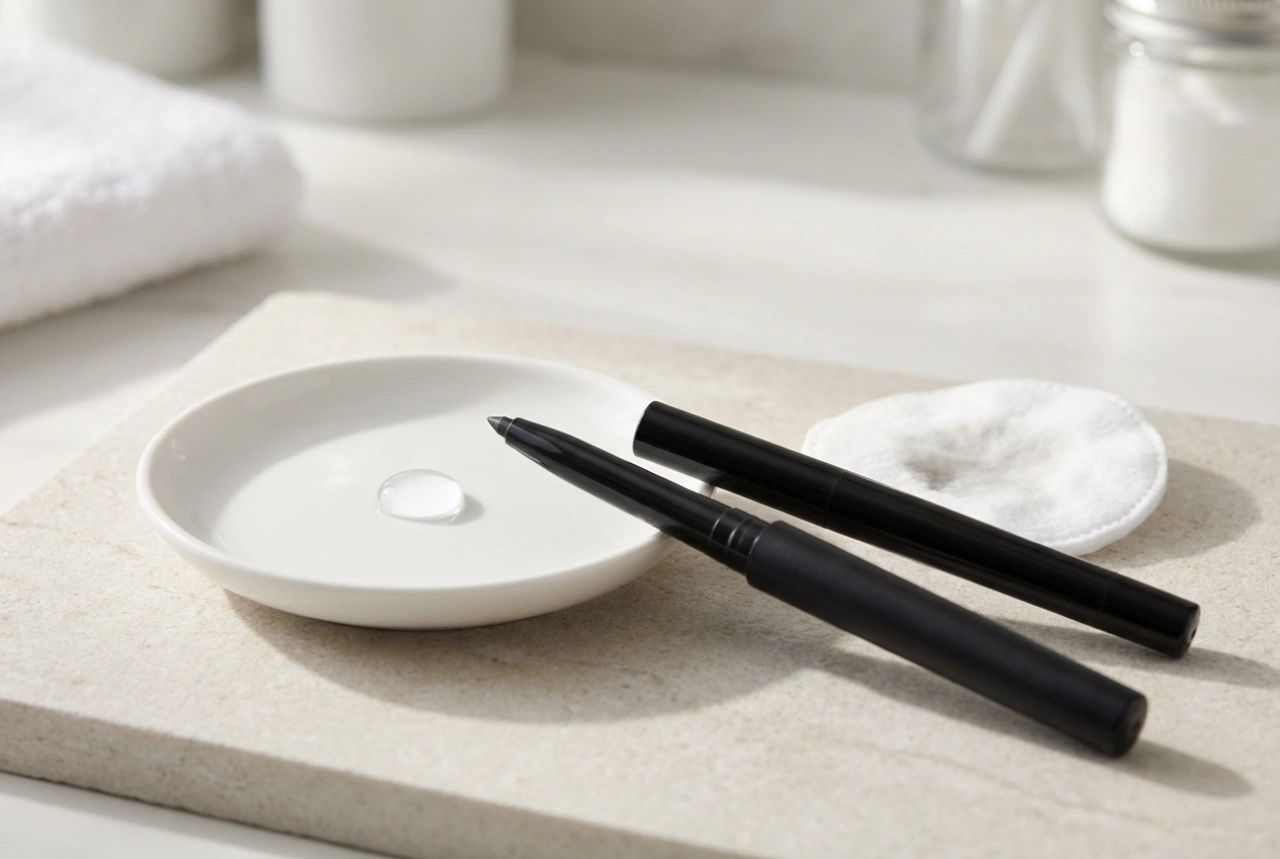 Vattenfast kajal: precision, hållbarhet och skonsam borttagning