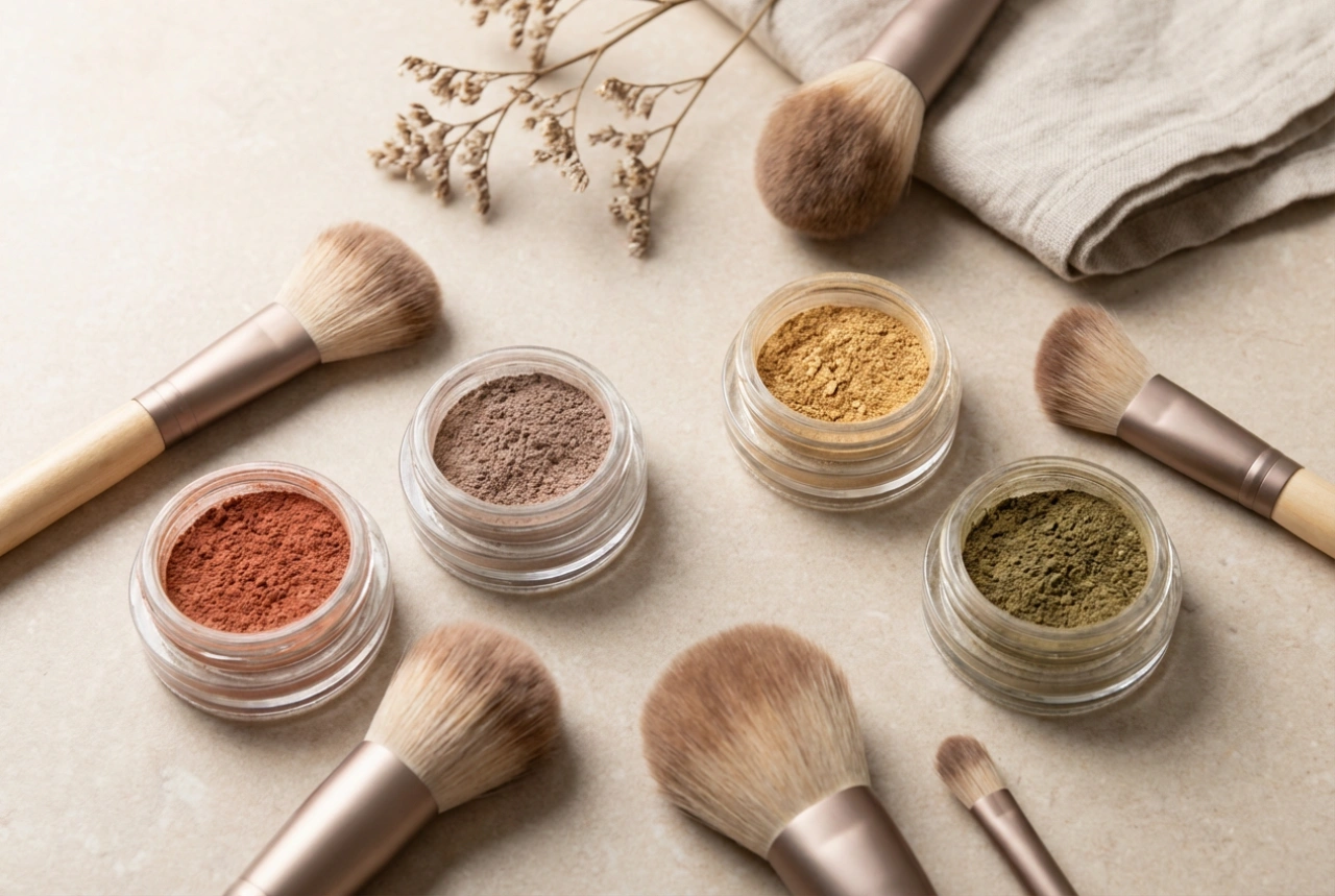 Mineralögonskuggor: fördelar med formulan och appliceringsmetoder