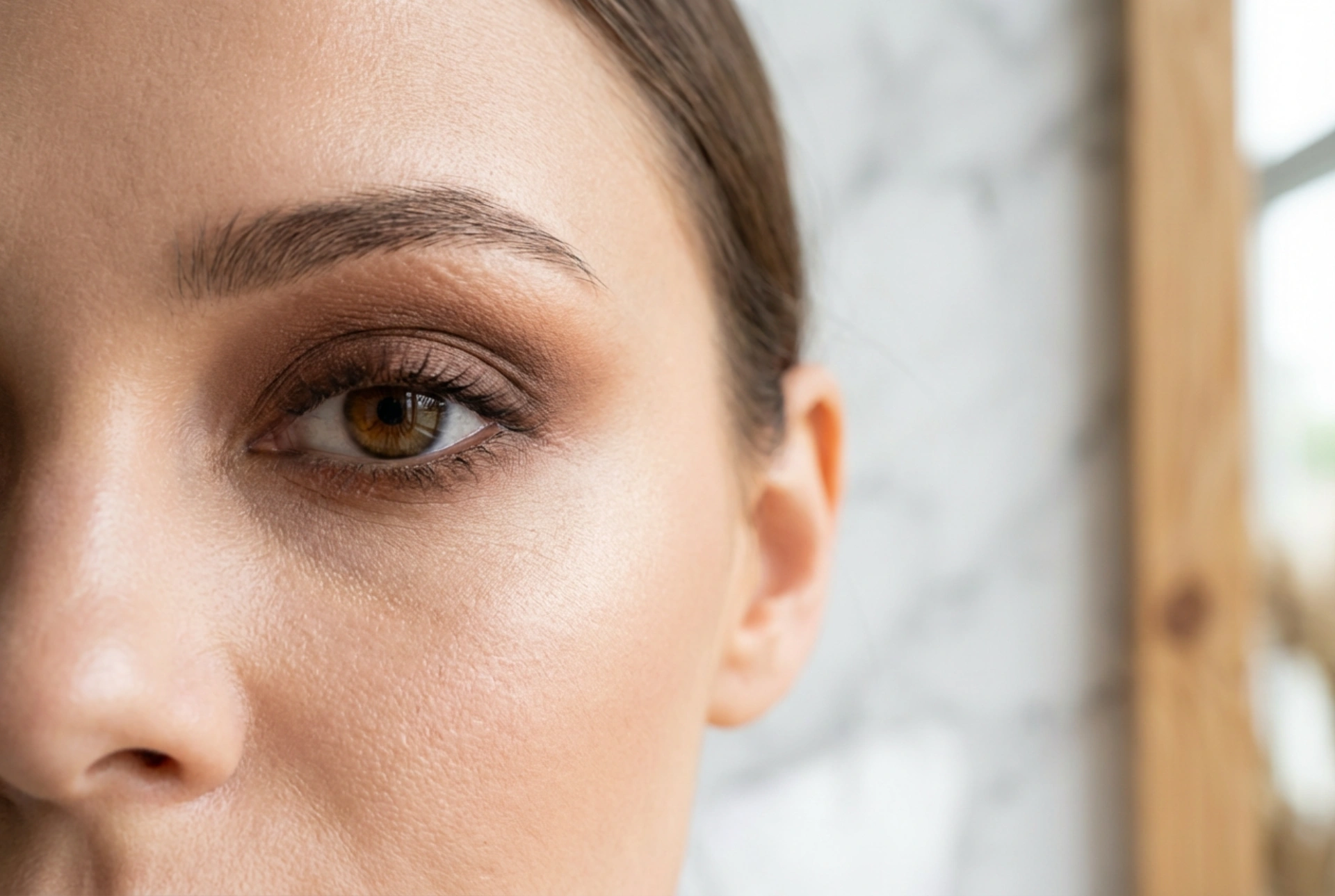 Bruna Smoky Eyes: Varma toner och mjuk toning