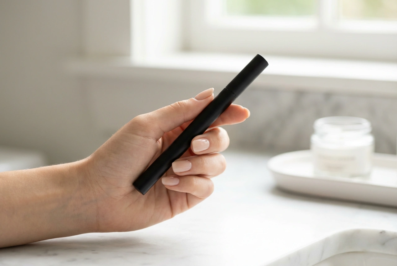 Eyeliner-vinge utan darrande händer: handpositioner och övningar